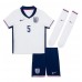 Echipament fotbal Anglia John Stones #5 Tricou Acasa European 2024 pentru copii maneca scurta (+ Pantaloni scurti)